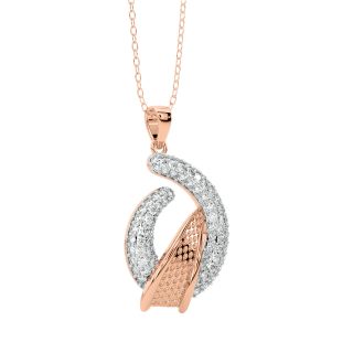 Kaia Round Diamond Office Wear Pendant